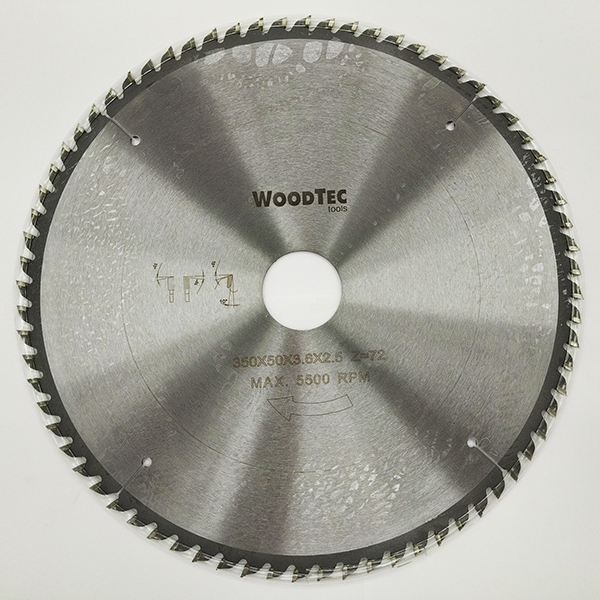 Пила дисковая Ø350 х 50 х 3,6/2,5 Z72 WZ