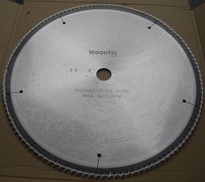Пила дисковая Ø400 х 30 х 3,6/2,5 Z120 WZ