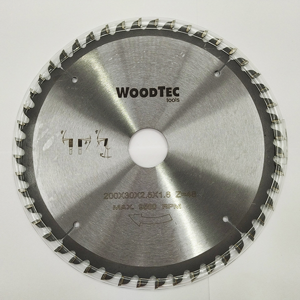 Пила дисковая Ø200 х 30 х 2,5/1,6 Z48 WZ